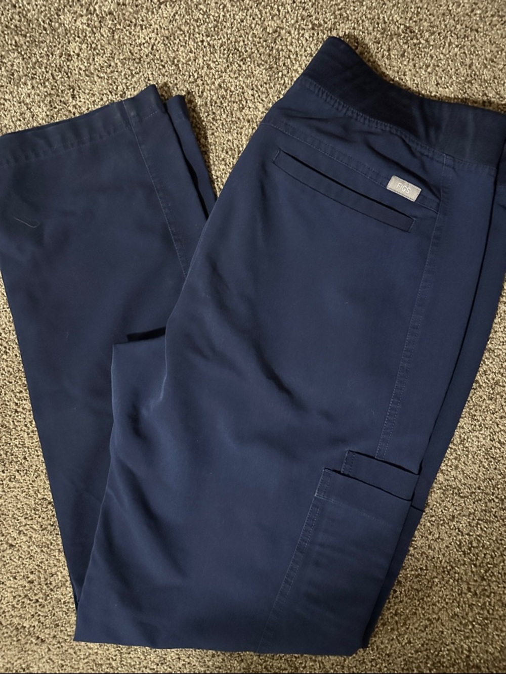 FIGS Axim Cargo Scrubs - Navy